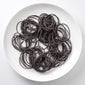 Simple small loop thin high elastic hair rope