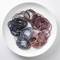 Simple small loop thin high elastic hair rope