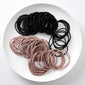 Simple small loop thin high elastic hair rope