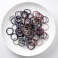 Simple small loop thin high elastic hair rope