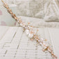 The Bride Wedding Headdress Ornaments Wholesale Pearl Ceramic Golden Hoop Luxury Wedding Headdress Wedding Accessories