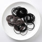 Simple small loop thin high elastic hair rope