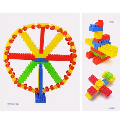 Assembled Building Block Toys 130 Pcs Large Particles Of Children's Stacking Toys Kindergarten Educational Early Education Toys
