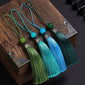 10Pcs Tassels Silky Handmade Soft Tassels Jade Bead Tassels DIY Craft Jewelry Car Key Chain Decor Pendants Smooth Fringe Trim