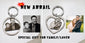 Customized Children Drawing Keychain Kids Artwork Personalized Custom Photo LOGO Car Keyring Key Chains Jewelry Kids Gifts