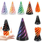 3D Printed Spiral Cone Pyramid Passthrough Sculpture Pass Through Pyramid Toy Mini Vortex Thread illusion Cone Spiral Ornament