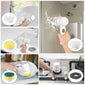 5 in 1 Powerful Electric Cleaning Brush Spin Scrubber Brush Deep Cleaning with 5 Replaceable Heads For Bathroom Kitchen 2025 New