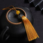 10Pcs Tassels Silky Handmade Soft Tassels Jade Bead Tassels DIY Craft Jewelry Car Key Chain Decor Pendants Smooth Fringe Trim