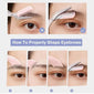 Eyebrow Trimmer Set, Curved Eyebrow Razor, Eyebrow Scissors With Comb, Convenient Easy Beauty Tools For Beginners