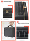 Smart LED Cosmetic Case With Mirror Travel Makeup Bag Large Capacity Female Beautician Skincare Product Makeup Case For Women