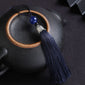 10Pcs Tassels Silky Handmade Soft Tassels Jade Bead Tassels DIY Craft Jewelry Car Key Chain Decor Pendants Smooth Fringe Trim