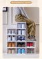 Shoes Storage Box Foldable Transparent Sneaker Shoe Organizers Cabinet Stackable Dustproof High-top Cabinet Shoe Rack Shelf