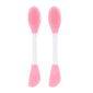 Karsyngirl 2/5Pcs Double Head Silicone Face Mask Brushes Facial Pore Cleaner Brush Mud Film Applicator Women Cleaning Tools