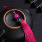 10Pcs Tassels Silky Handmade Soft Tassels Jade Bead Tassels DIY Craft Jewelry Car Key Chain Decor Pendants Smooth Fringe Trim