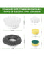 5 in 1 Powerful Electric Cleaning Brush Spin Scrubber Brush Deep Cleaning with 5 Replaceable Heads For Bathroom Kitchen 2025 New
