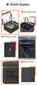 Smart LED Cosmetic Case With Mirror Travel Makeup Bag Large Capacity Female Beautician Skincare Product Makeup Case For Women