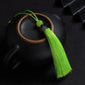 10Pcs Tassels Silky Handmade Soft Tassels Jade Bead Tassels DIY Craft Jewelry Car Key Chain Decor Pendants Smooth Fringe Trim